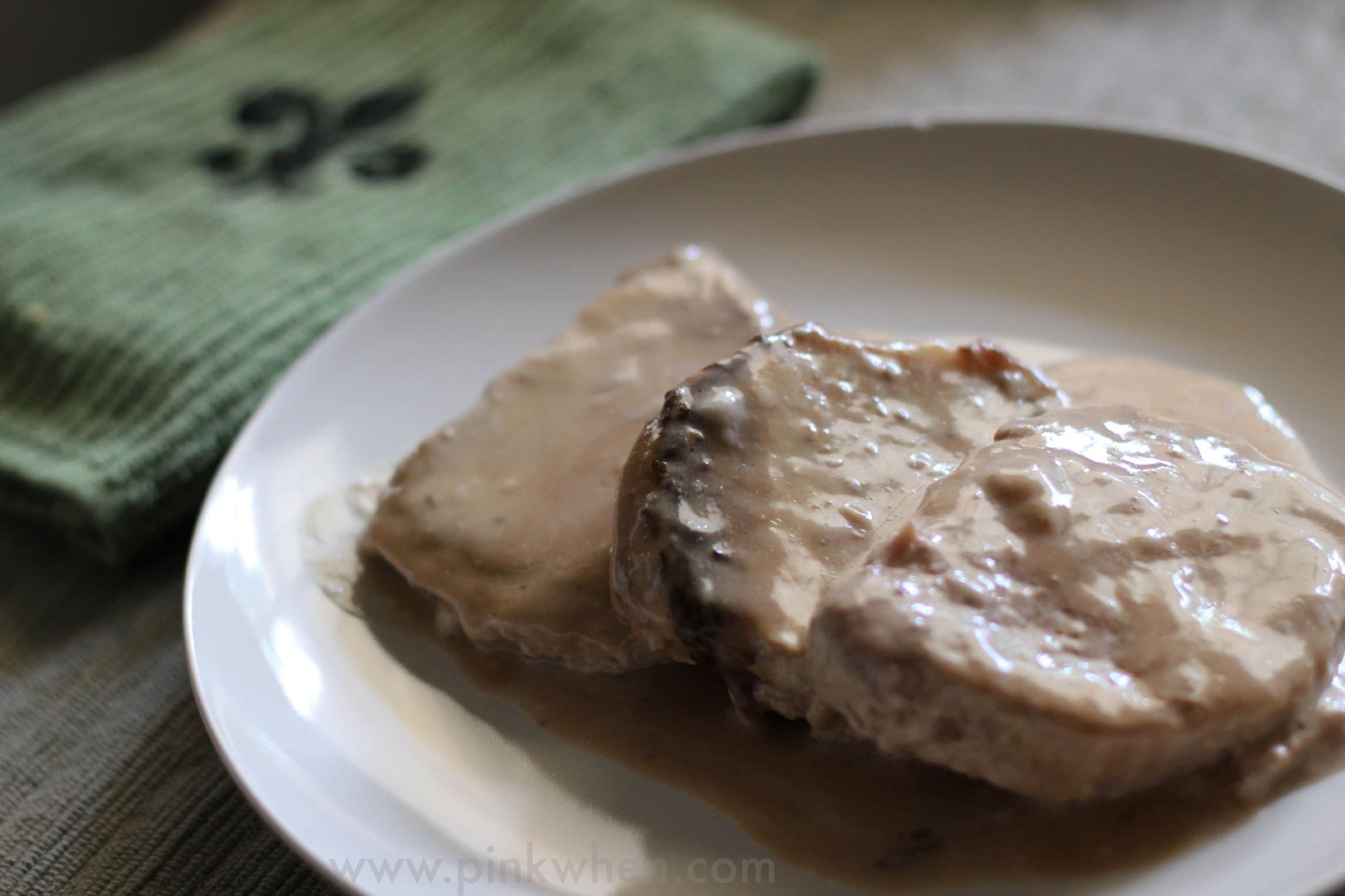 Slow Cooker Pork Chops And Gravy
 Slow Cooker Pork Chops with Gravy Page 2 of 2 PinkWhen