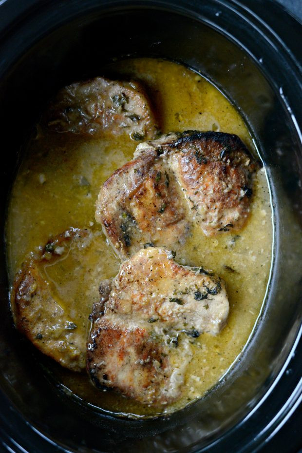 Slow Cooker Pork Chops And Gravy
 Simply Scratch Slow Cooker Pork Chops with Herb Gravy