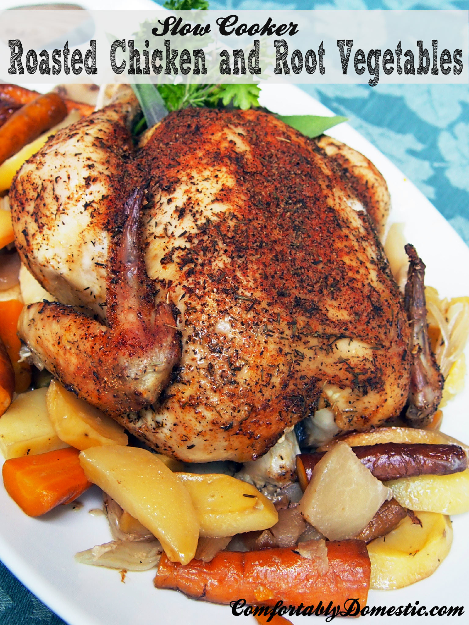 Slow Cooker Whole Chicken
 Slow Cooker Whole Roasted Chicken fortably Domestic