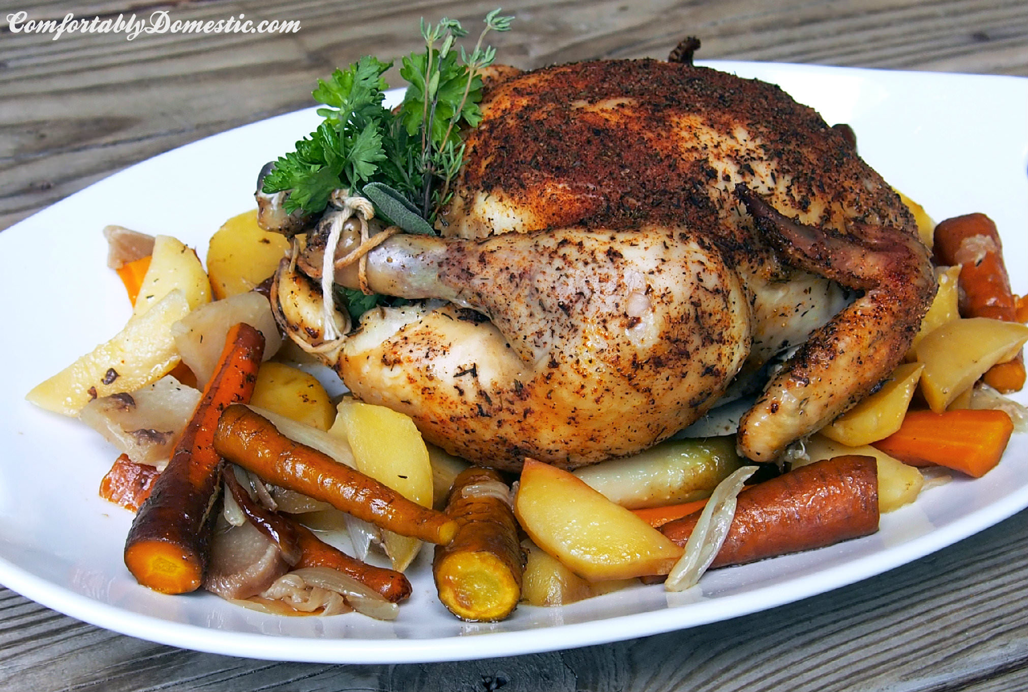 Slow Cooker Whole Chicken
 Slow Cooker Whole Roasted Chicken fortably Domestic
