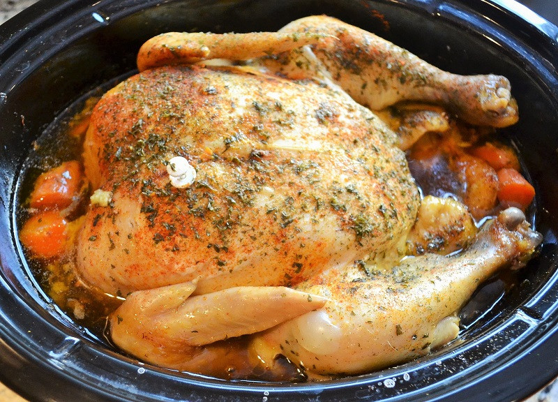 Slow Cooker Whole Roast Chicken
 Roaster Chicken in the Slow Cooker