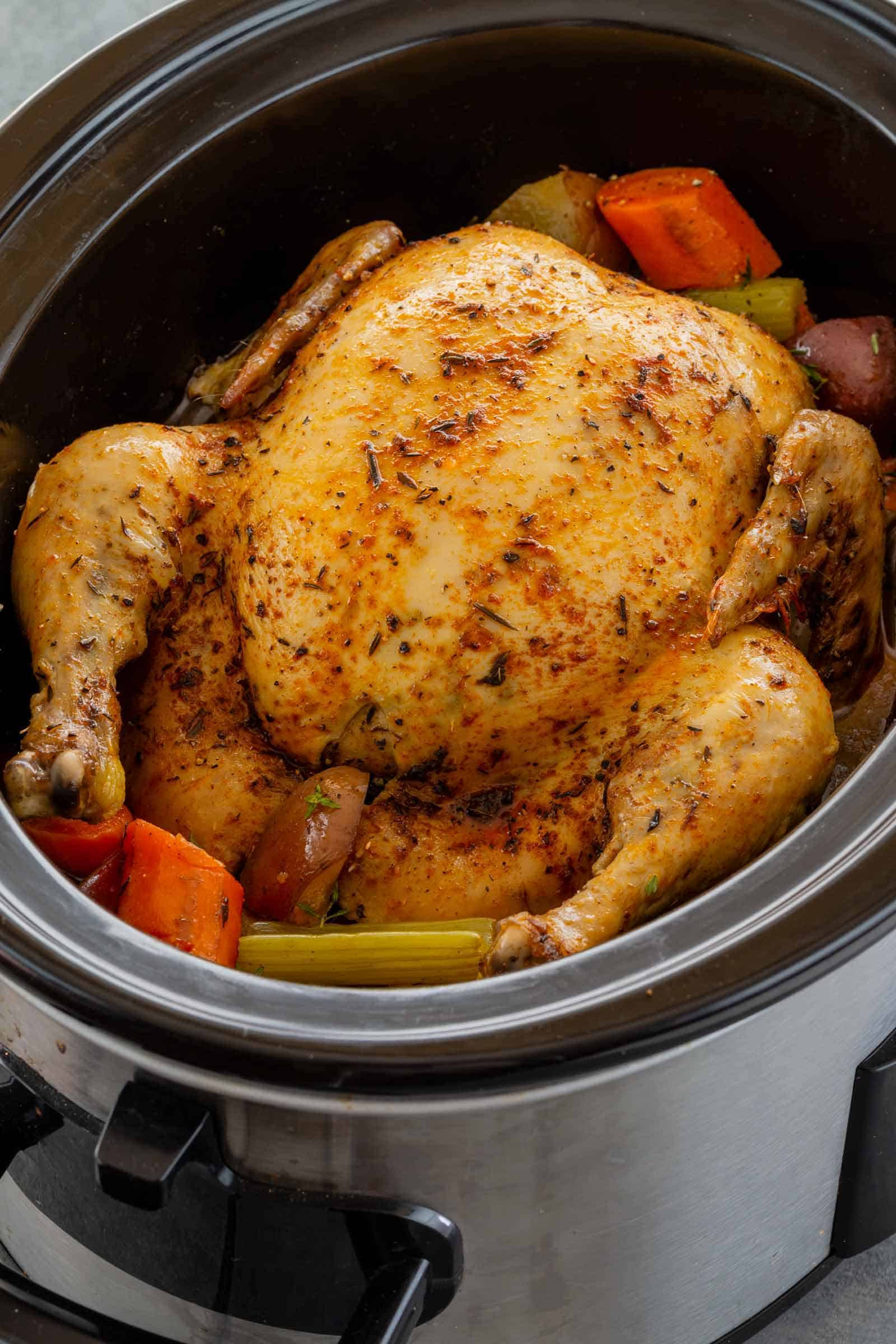 Slow Cooker Whole Roast Chicken
 Slow Cooker Whole Chicken Cafe Delites