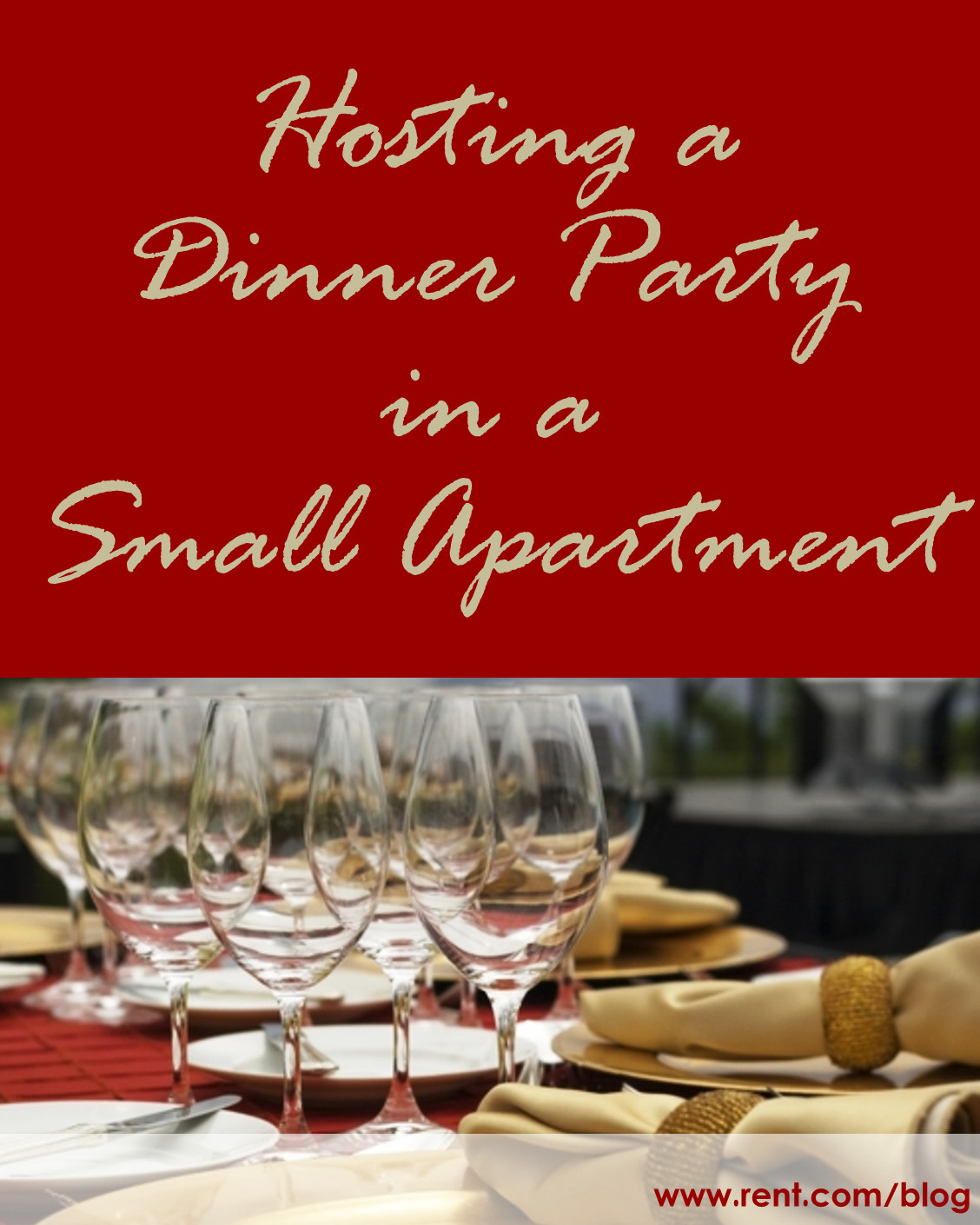Small Dinner Party Ideas
 Hosting a Dinner Party in a Small Apartment