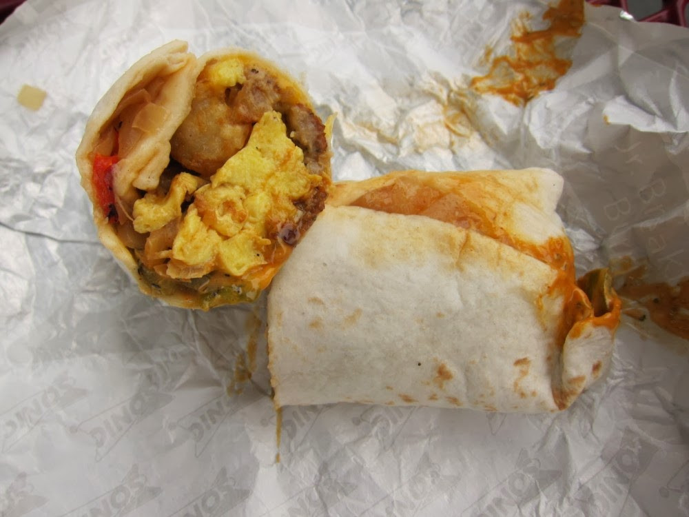 Sonic Breakfast Burritos
 sonic breakfast burrito calories