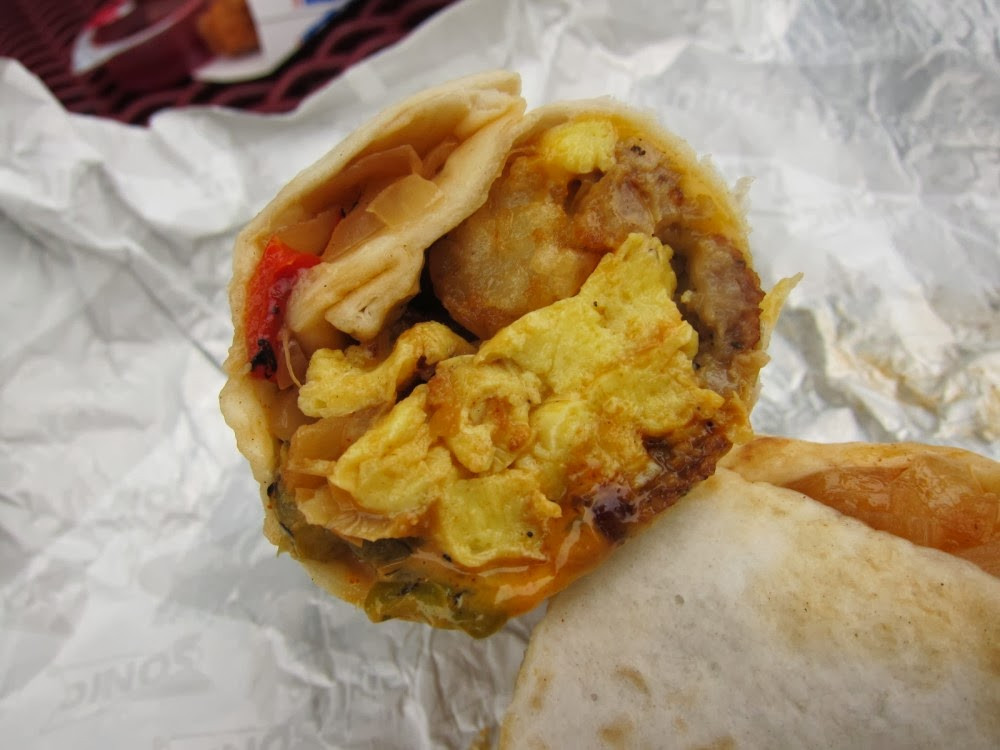 Sonic Breakfast Burritos
 Review Sonic Southwest Chipotle Breakfast Burrito