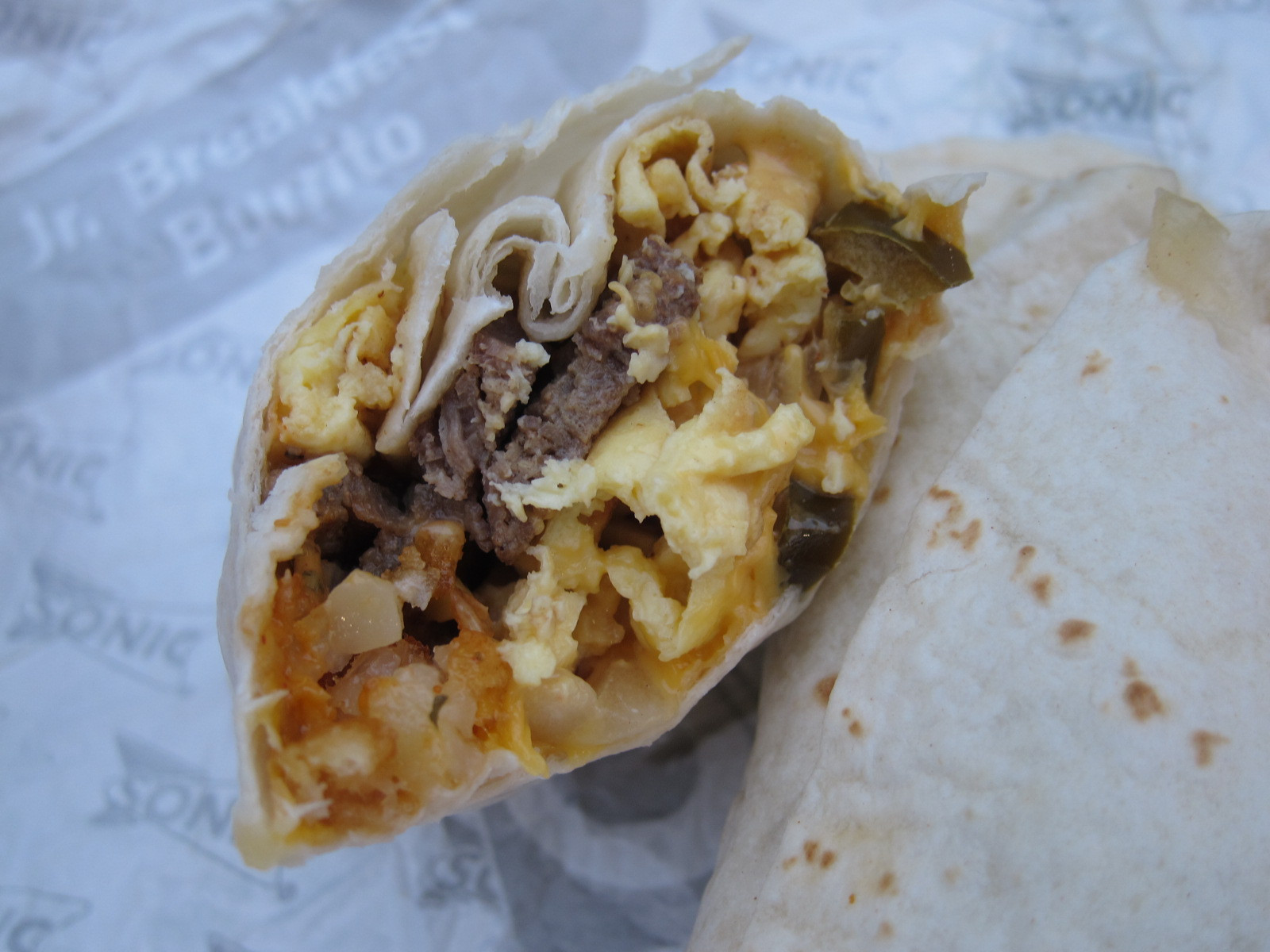 Sonic Breakfast Burritos
 Review Sonic Smoked Chipotle Breakfast Burrito