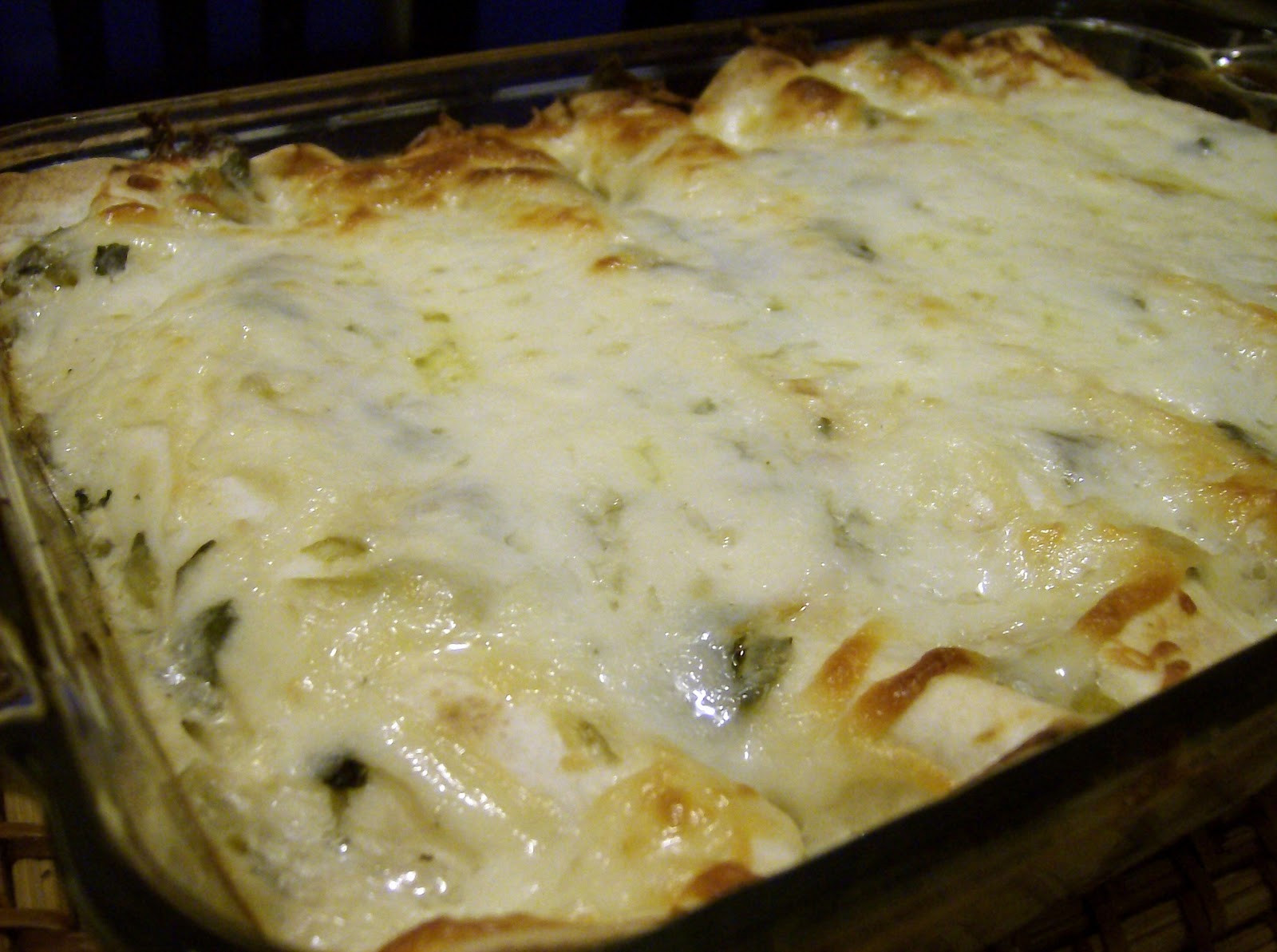 Sour Cream Green Chile Chicken Enchiladas
 Mountain Genealogists May 2013