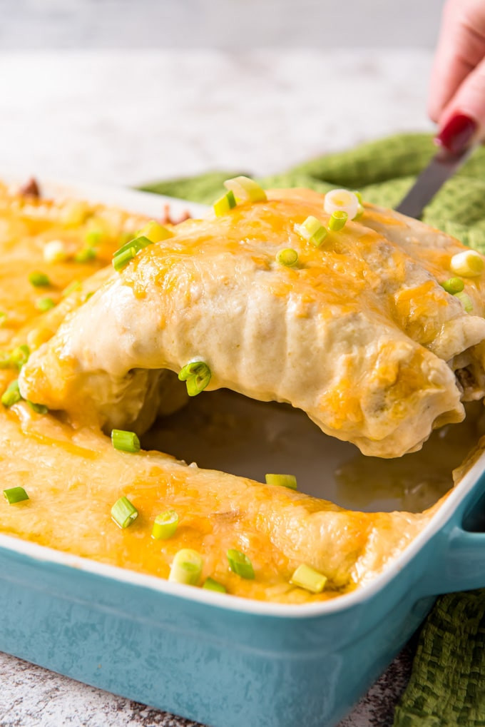 The Best sour Cream Green Chile Chicken Enchiladas - Best Recipes Ideas ...