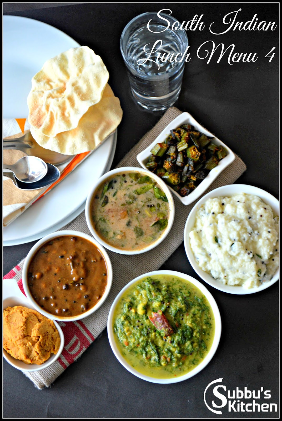 South Indian Dinner Recipes
 South Indian Lunch Menu 4 Vathakuzhambu Araitha Rasam