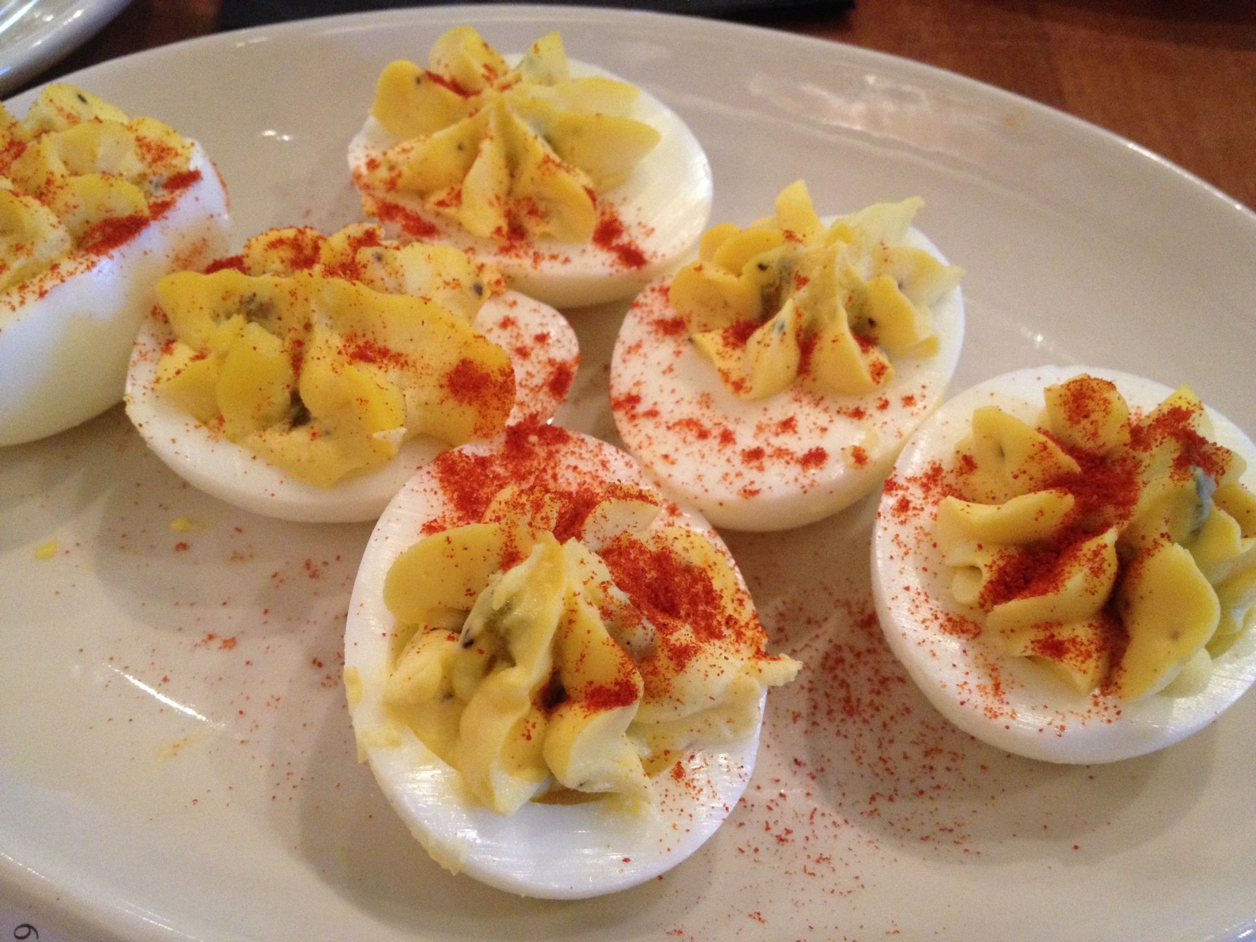 Southern Style Deviled Eggs
 The Pit Authentic Barbecue – BeatsEats – Persian Girl
