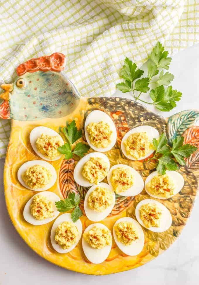 Southern Style Deviled Eggs
 Mom’s classic Southern deviled eggs video Family