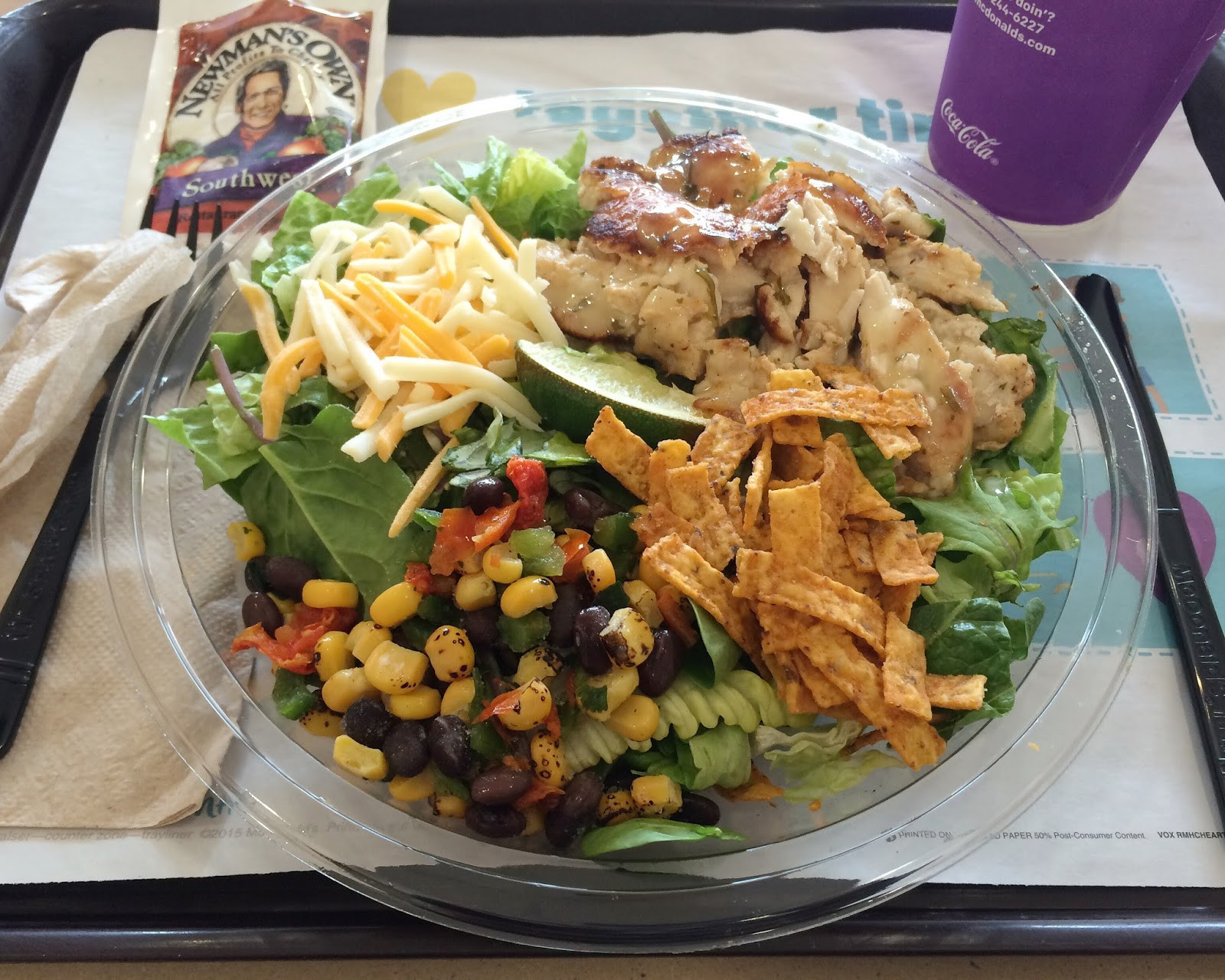 Southwest Grilled Chicken Salad
 Choices Coach Grilled Chicken Southwest Salad