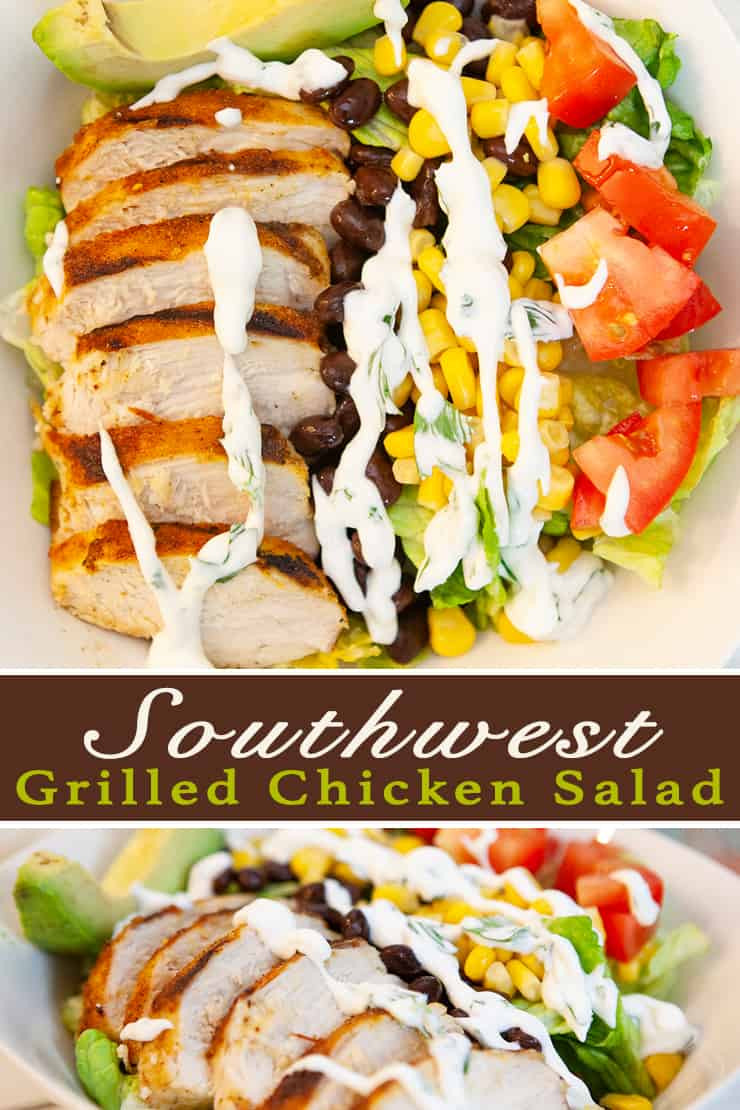 Southwest Grilled Chicken Salad
 Southwest Grilled Chicken Salad
