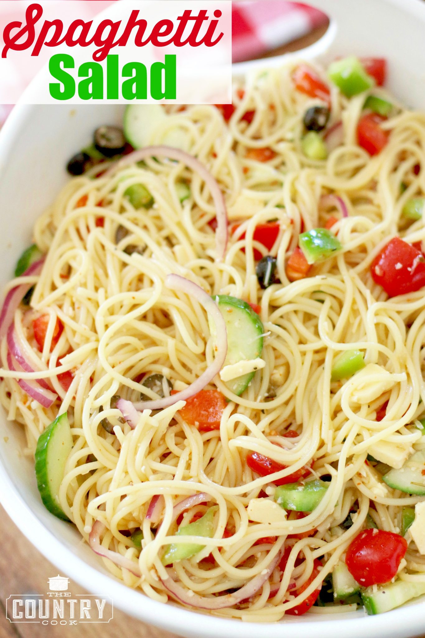 Spaghetti Salad Recipe
 spaghetti pasta salad recipe salad supreme
