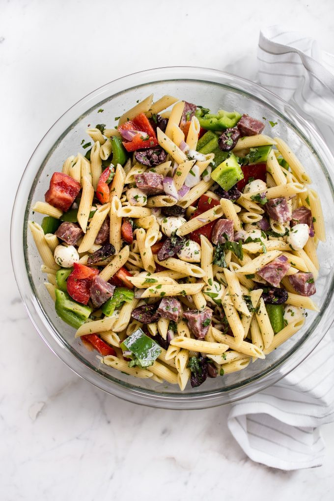 Spaghetti Salad Recipe
 Easy Italian Pasta Salad Recipe • Salt & Lavender