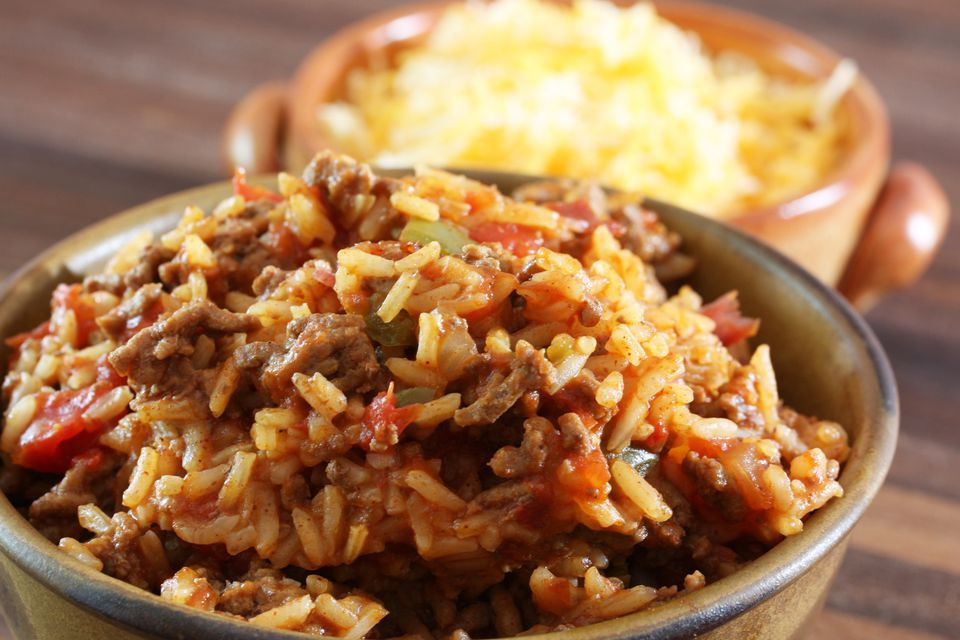 Spanish Ground Beef Recipes
 Spanish Rice with Ground Beef Recipe