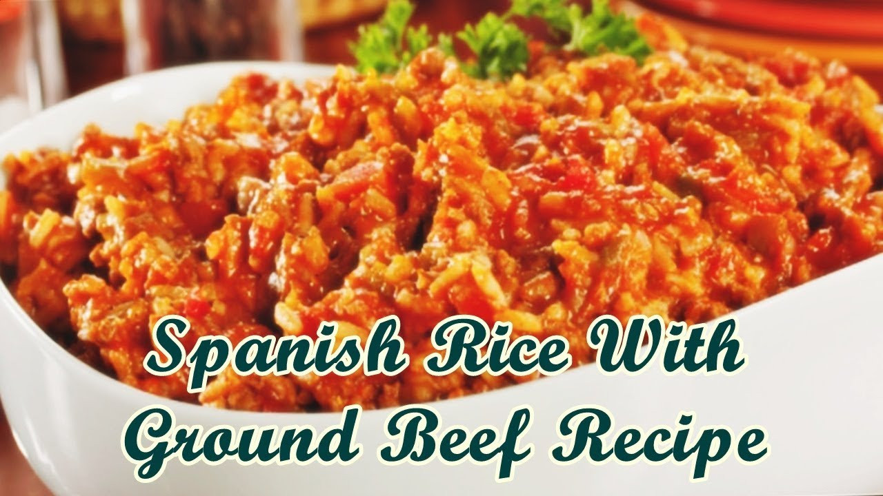 Spanish Ground Beef Recipes
 Spanish Rice With Ground Beef Recipe