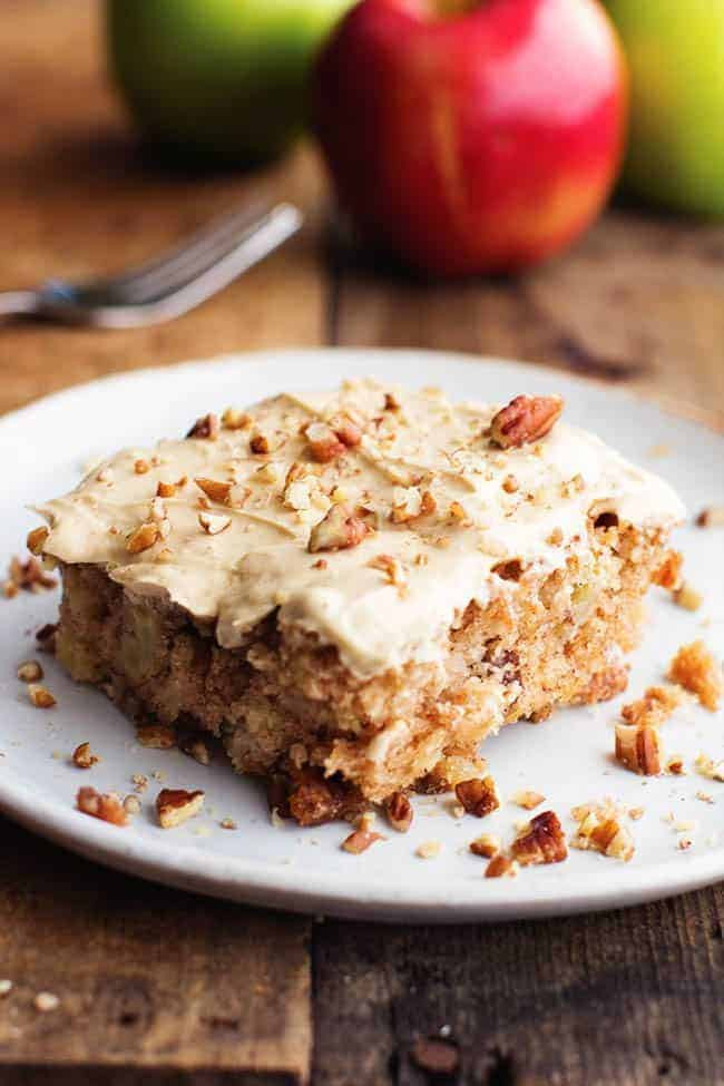 Spice Cake Frosting
 Apple Pecan Spice Cake with Brown Sugar Cream Cheese