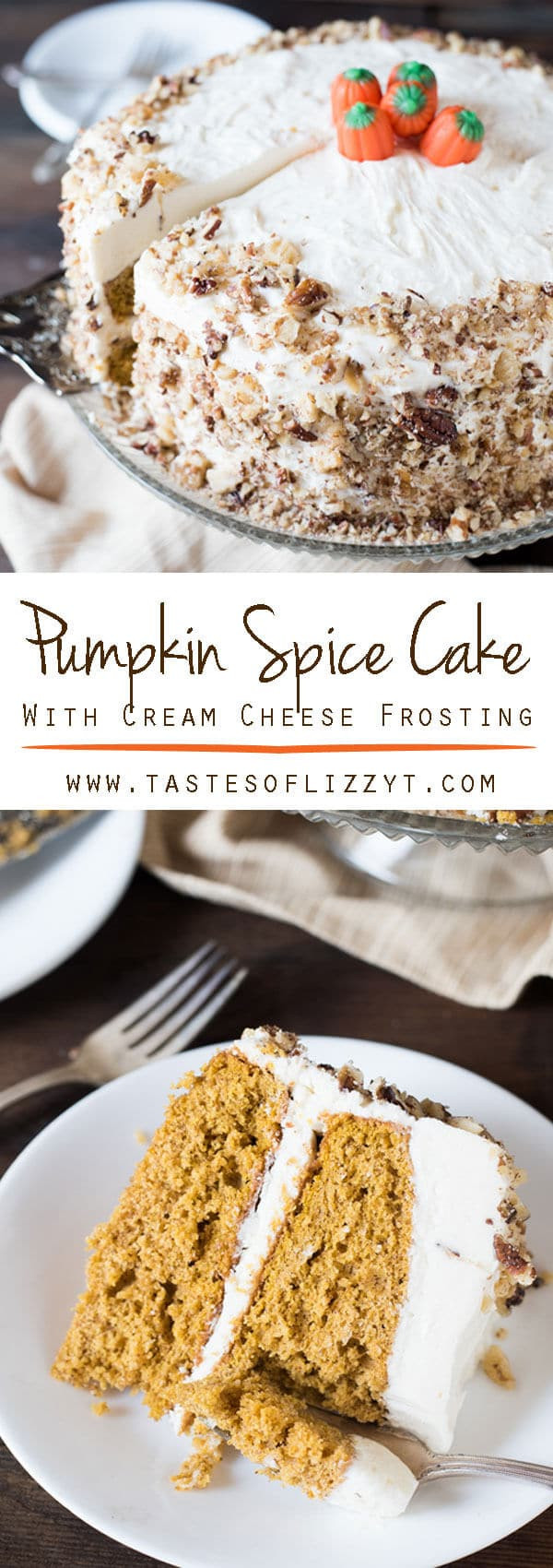 Spice Cake Frosting
 Pumpkin Spice Cake with Cream Cheese Frosting