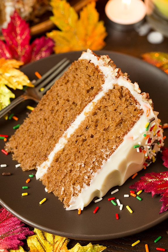 Spice Cake Frosting Luxury Autumn Spice Cake with Cream Cheese Frosting Cooking Classy
