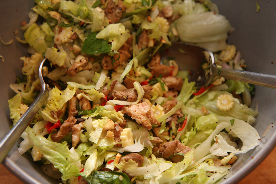 Spicy Chicken Salad Recipe
 Spicy chicken salad Indian recipe