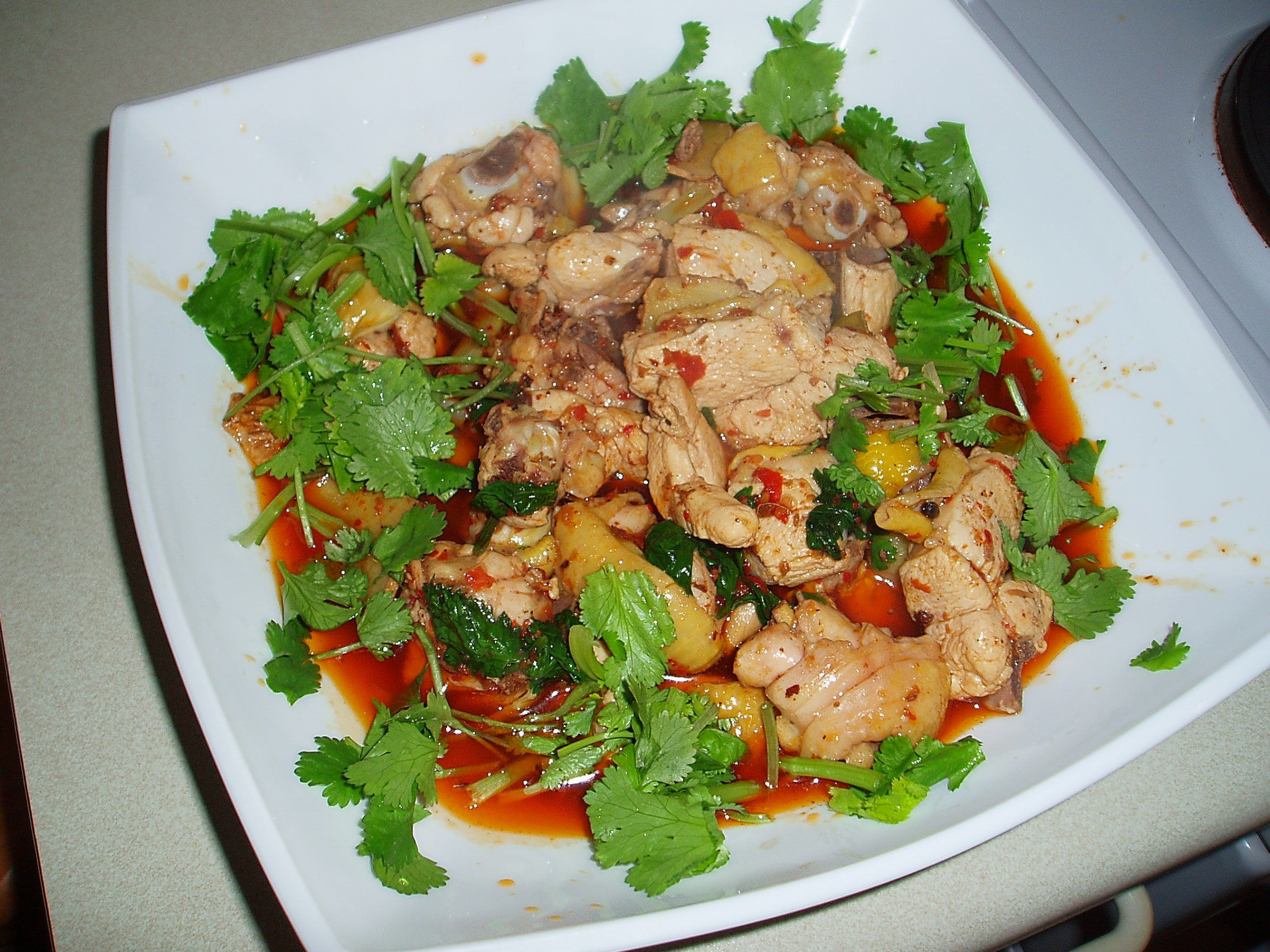 Spicy Chicken Salad Recipe
 Szechuan Sichuan stir spicy chicken salad recipe All