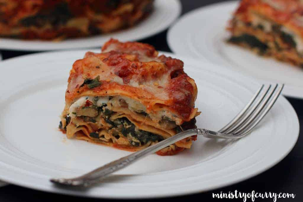 Spinach Mushroom Lasagna
 Spinach Mushroom Lasagna Instant Pot Ministry of Curry
