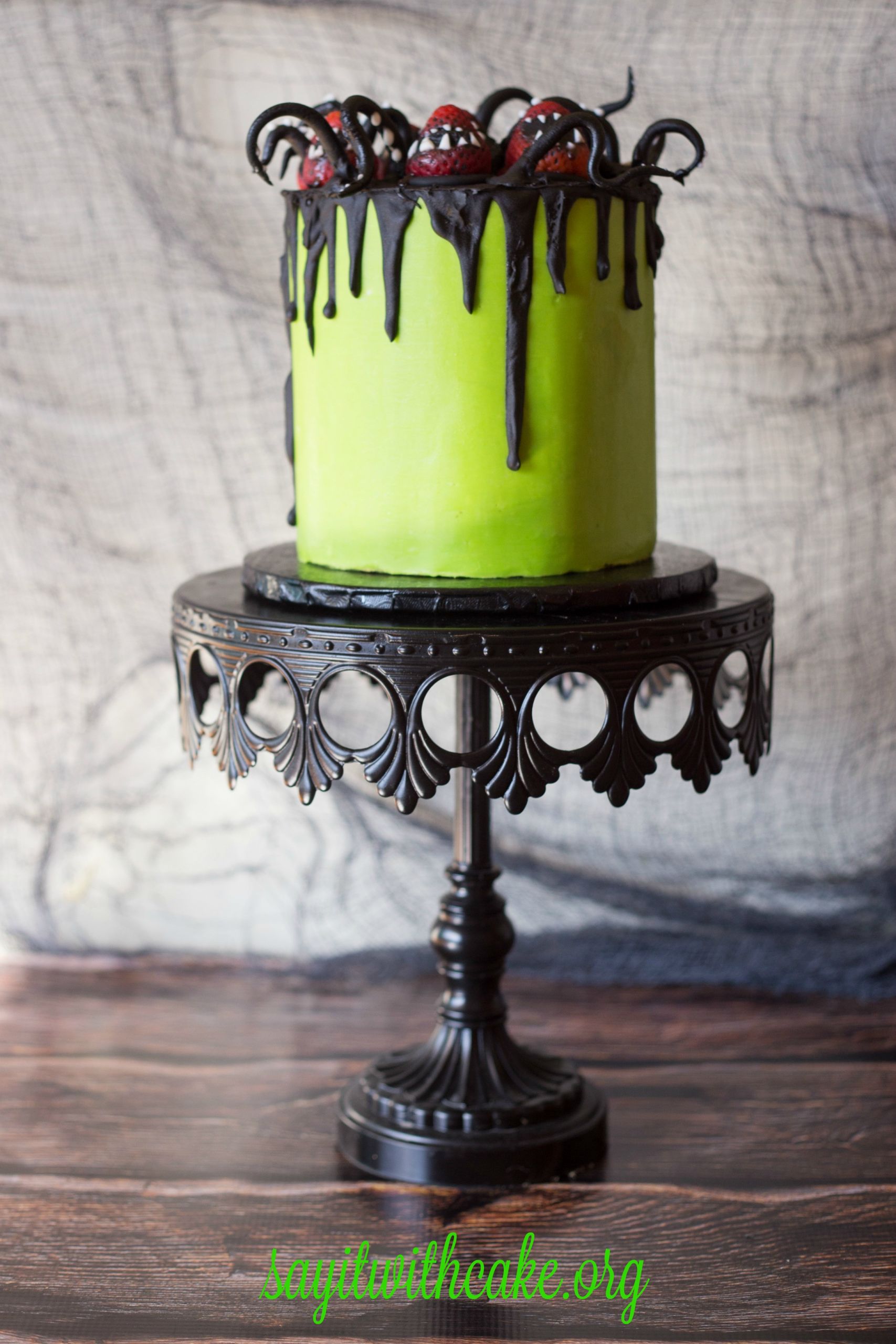 Spooky Halloween Cakes
 Creepy Halloween Cake – Say it With Cake