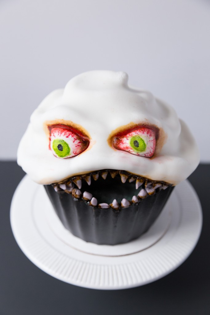 Spooky Halloween Cakes
 Scary Halloween Cake Ferocious Cupcake – Say it With Cake