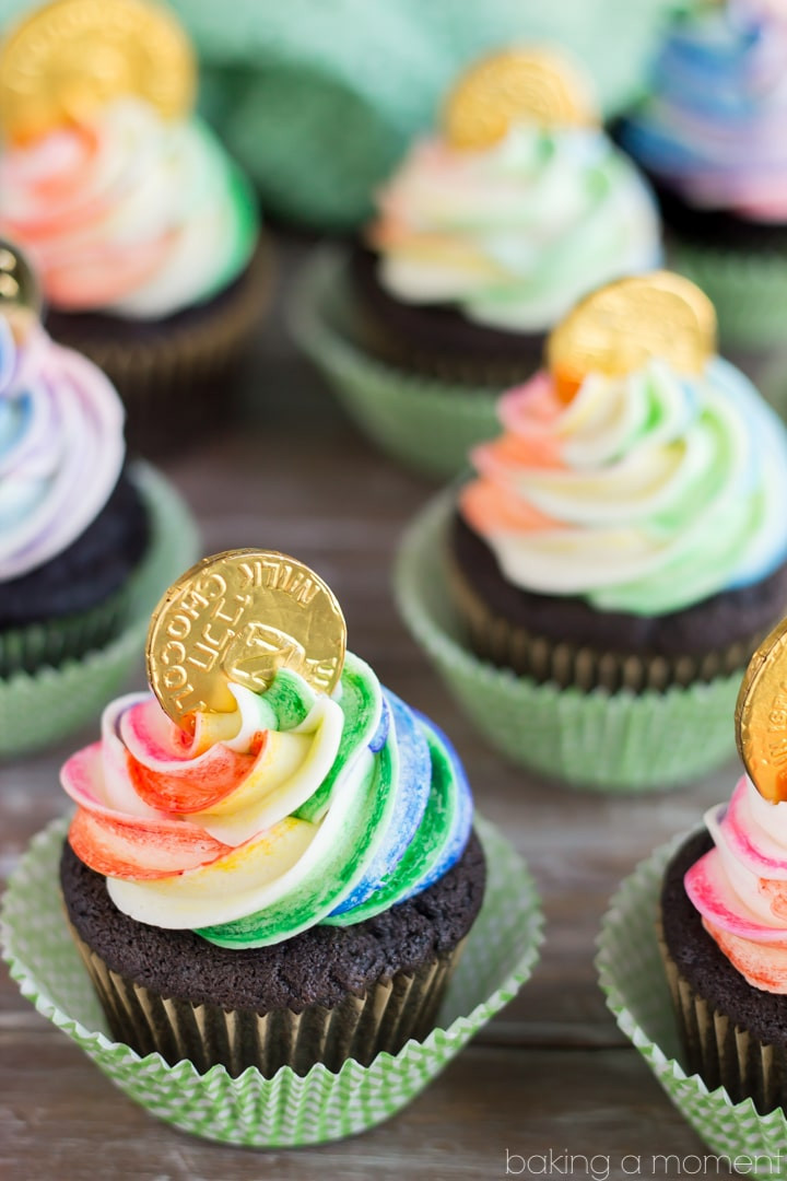 St Patrick'S Day Cake Recipes
 Pot of Gold Cupcakes Baking A Moment