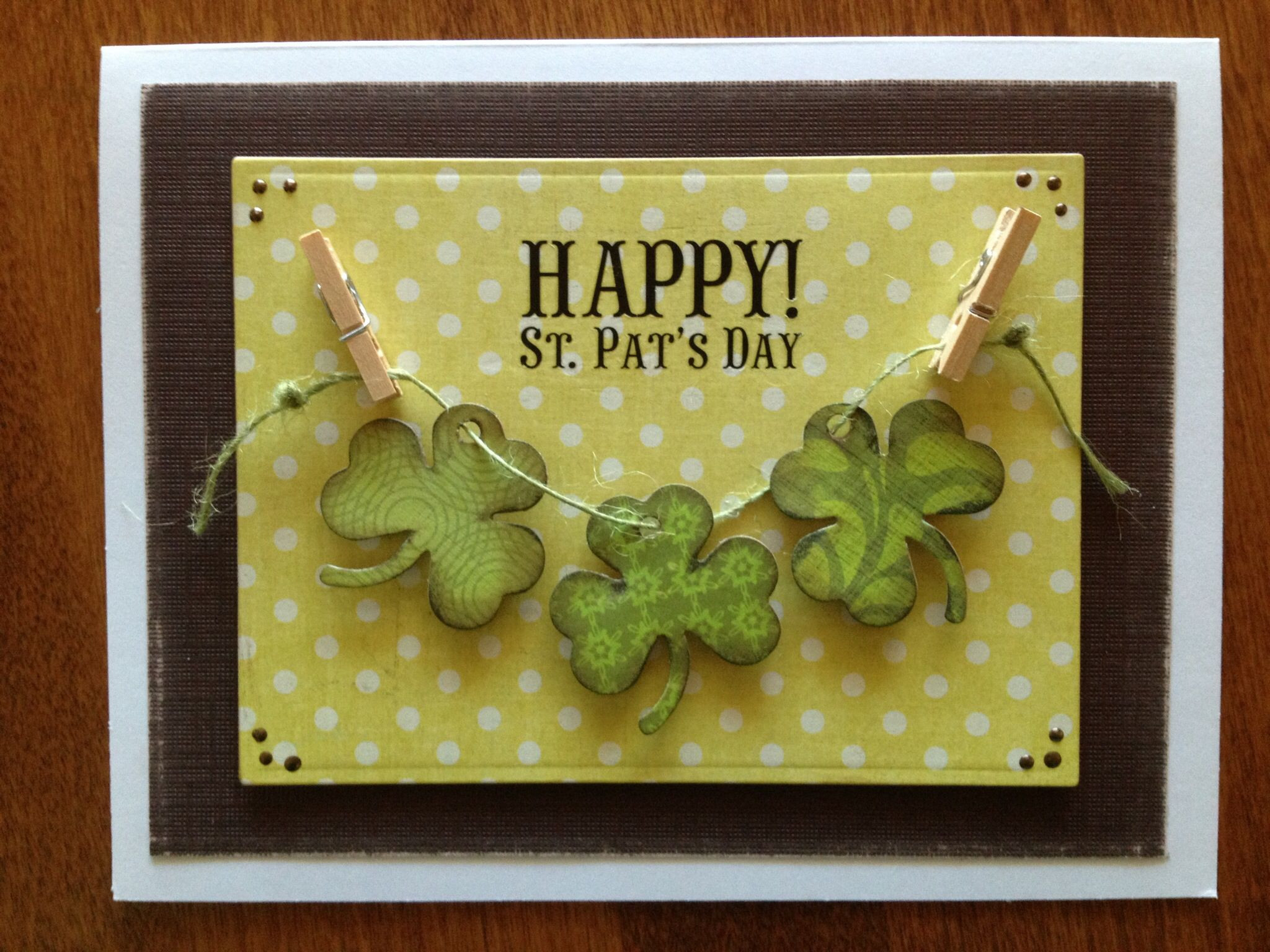 St Patrick's Day Card Ideas
 Handmade St Patrick s Day card