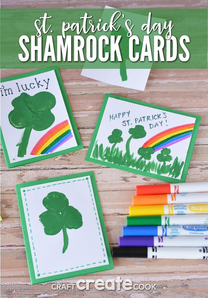 St Patrick's Day Card Ideas
 Craft Create Cook St Patrick s Day Cards for Kids to