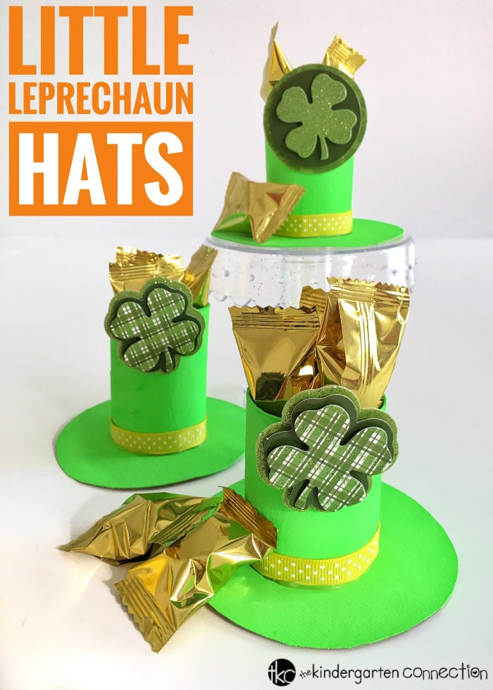 St Patrick's Day Crafts Pinterest
 Easy St Patrick s Day Craft Little Leprechaun Hats for Kids