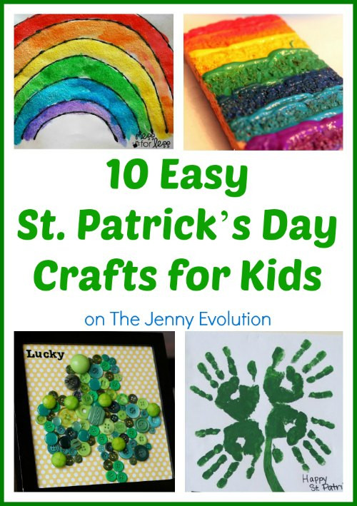 St Patrick's Day Crafts Pinterest
 Easy St Patrick s Day Craft for Kids