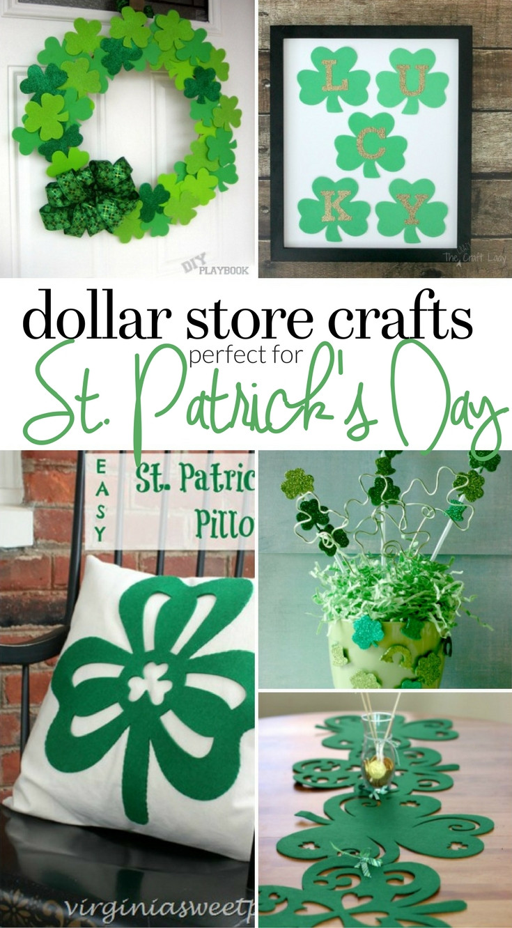 St Patrick's Day Crafts Pinterest
 St Patrick s Day Crafts from the Dollar Store The Crazy