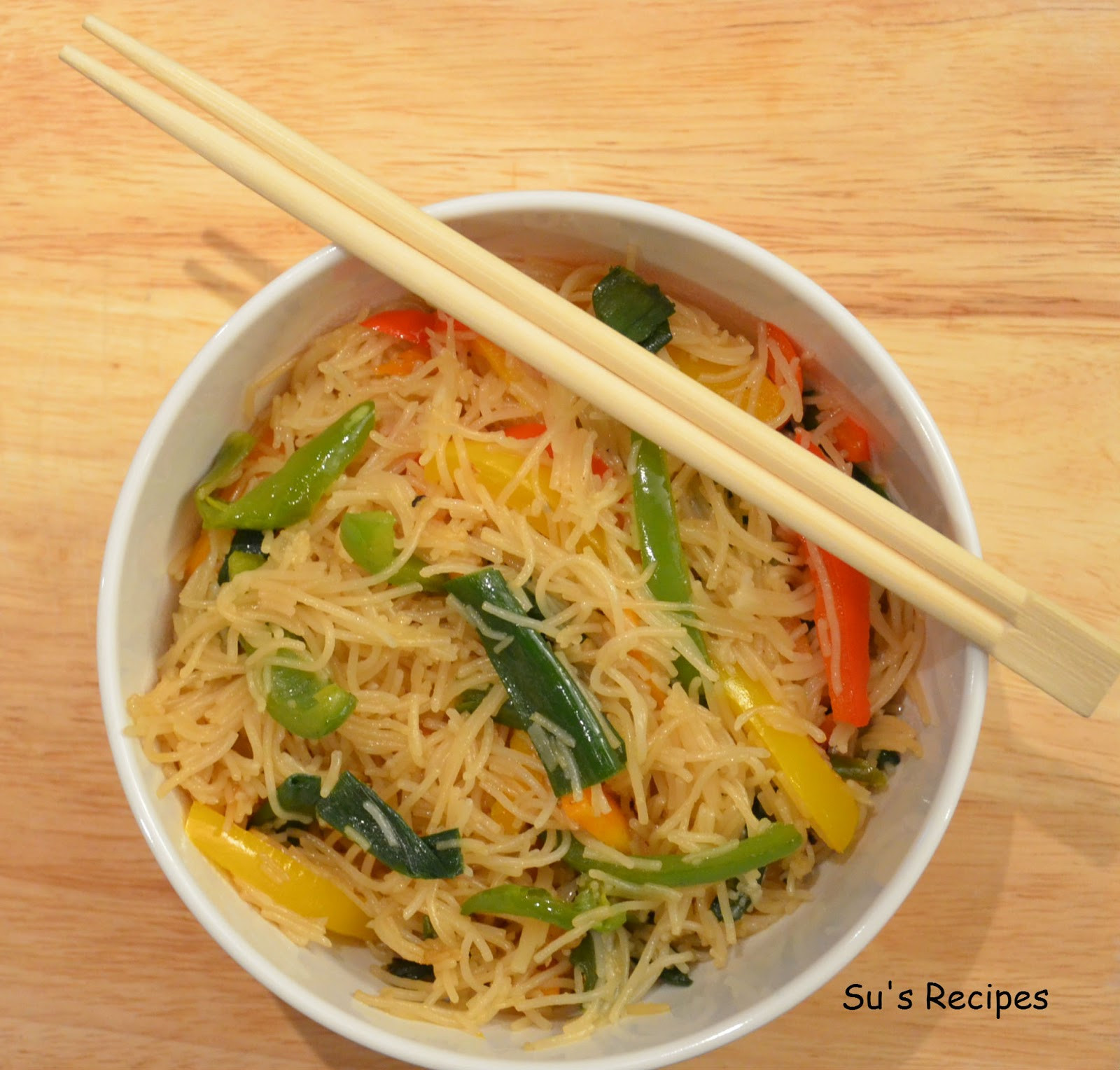 Stir Fry Rice Noodles
 Su s Recipes Stir Fry Ve able Rice Noodles