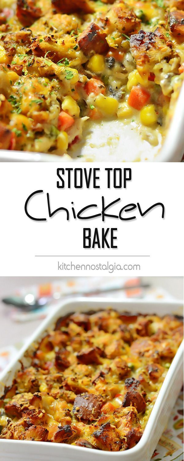 Stovetop Stuffing Chicken Casserole
 Stove Top Chicken Bake Recipe