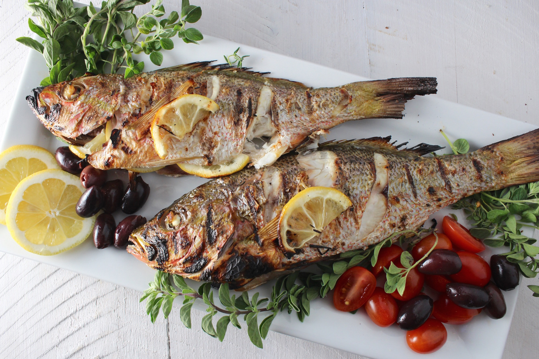 Stuffed Whole Fish Recipes
 Greek Style Roasted Fish