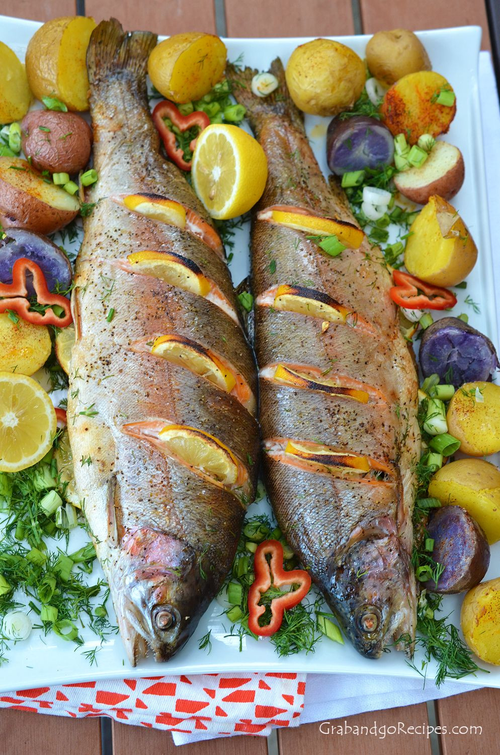 Stuffed Whole Fish Recipes
 Whole Baked Trout