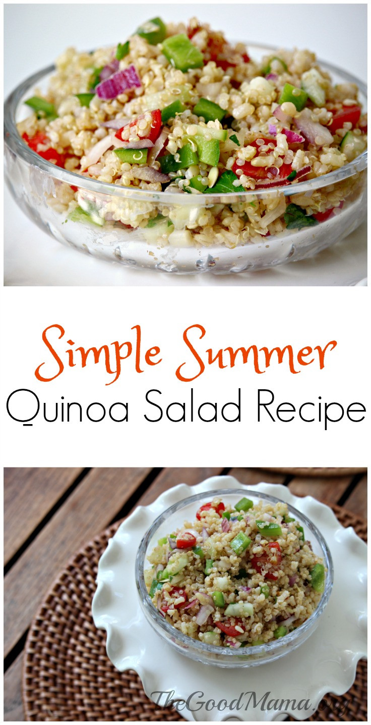 Summer Quinoa Salad
 Simple Summer Quinoa Salad Recipe The Good Mama