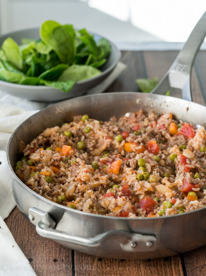 Super Easy Ground Beef Recipes Lovely Italian Beef and Rice Skillet