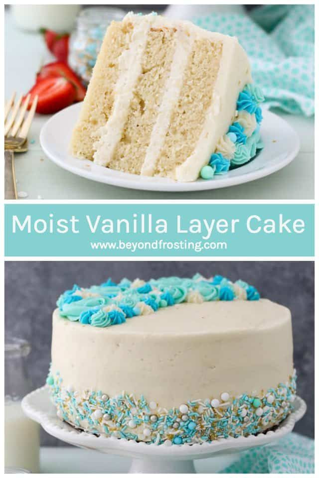Super Moist Vanilla Cake Recipe
 This Moist Vanilla Layer Cake is an easy oil based vanilla