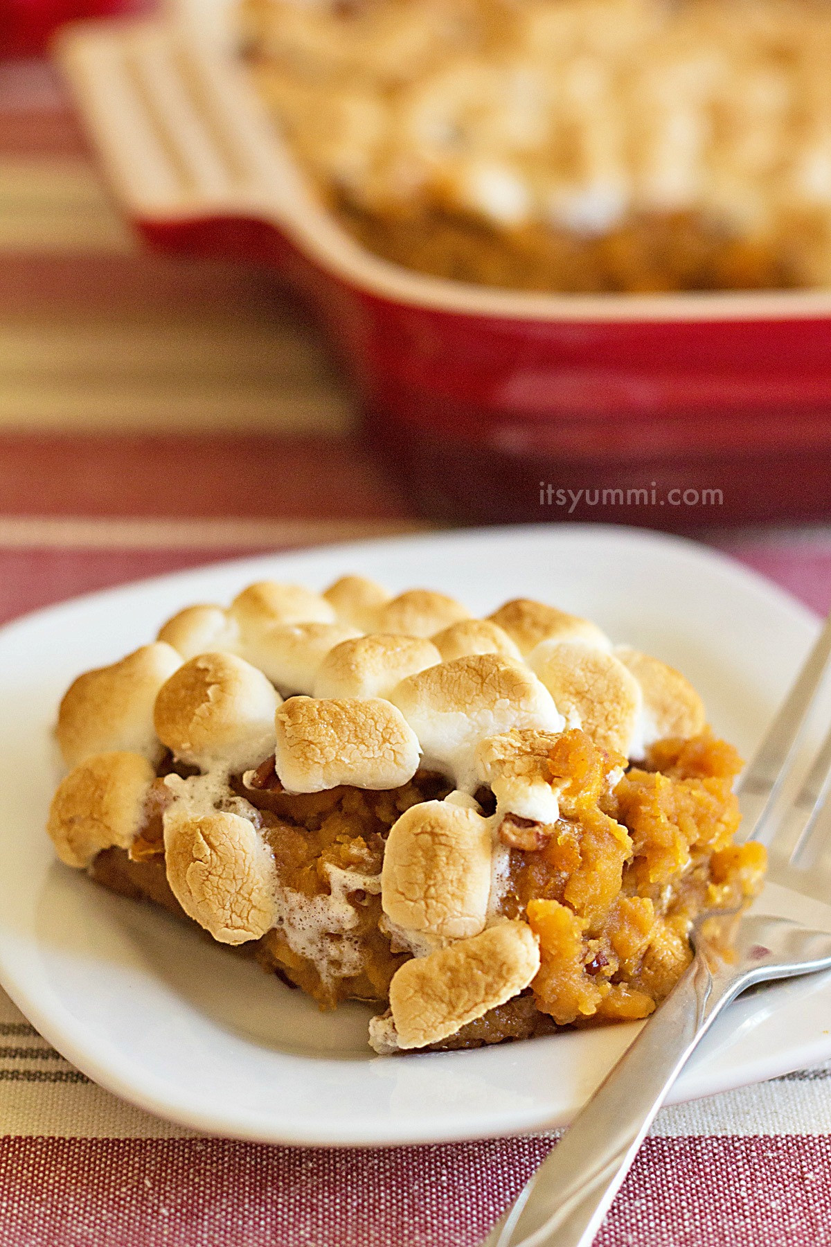 Sweet Potato Casserole With Marshmallow
 Canned Sweet Potato Casserole with Marshmallows