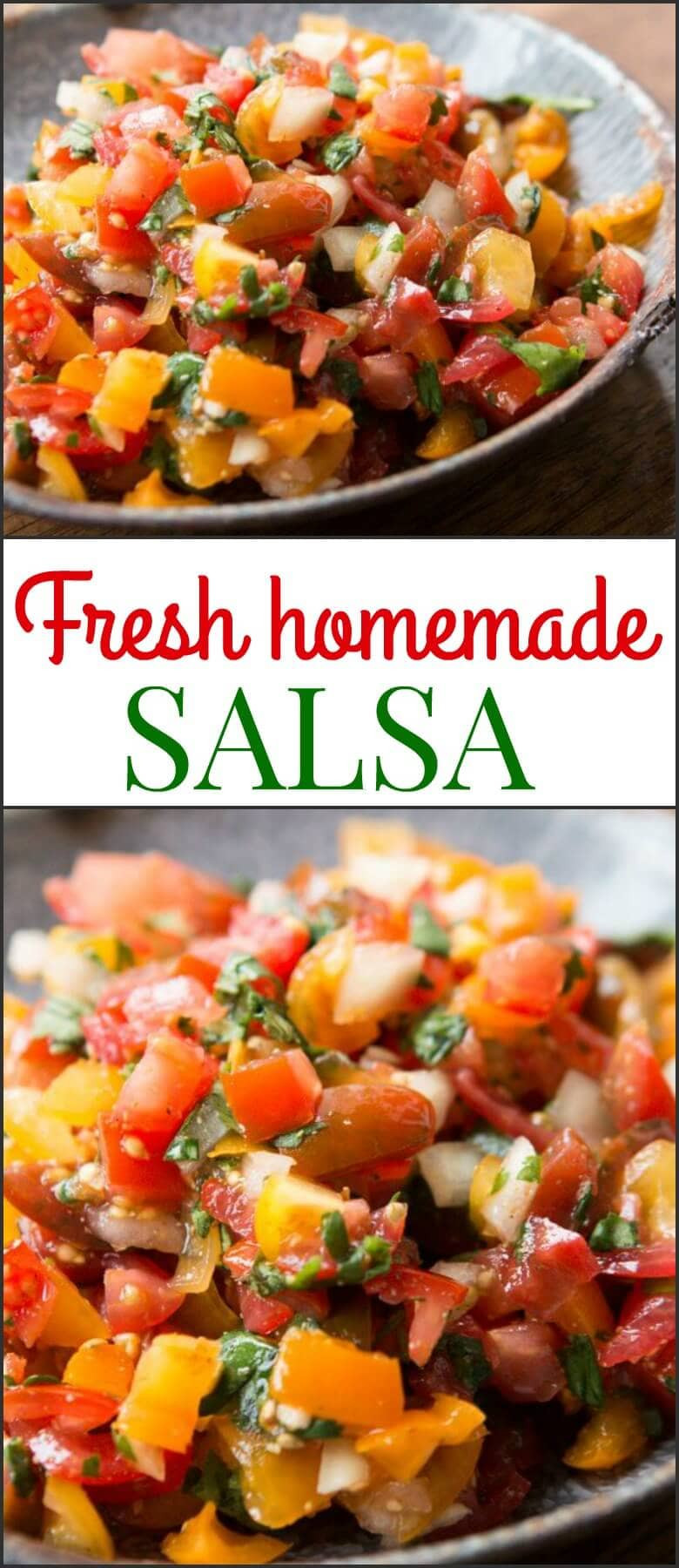 Sweet Salsa Recipe
 Fresh Homemade Salsa Oh Sweet Basil