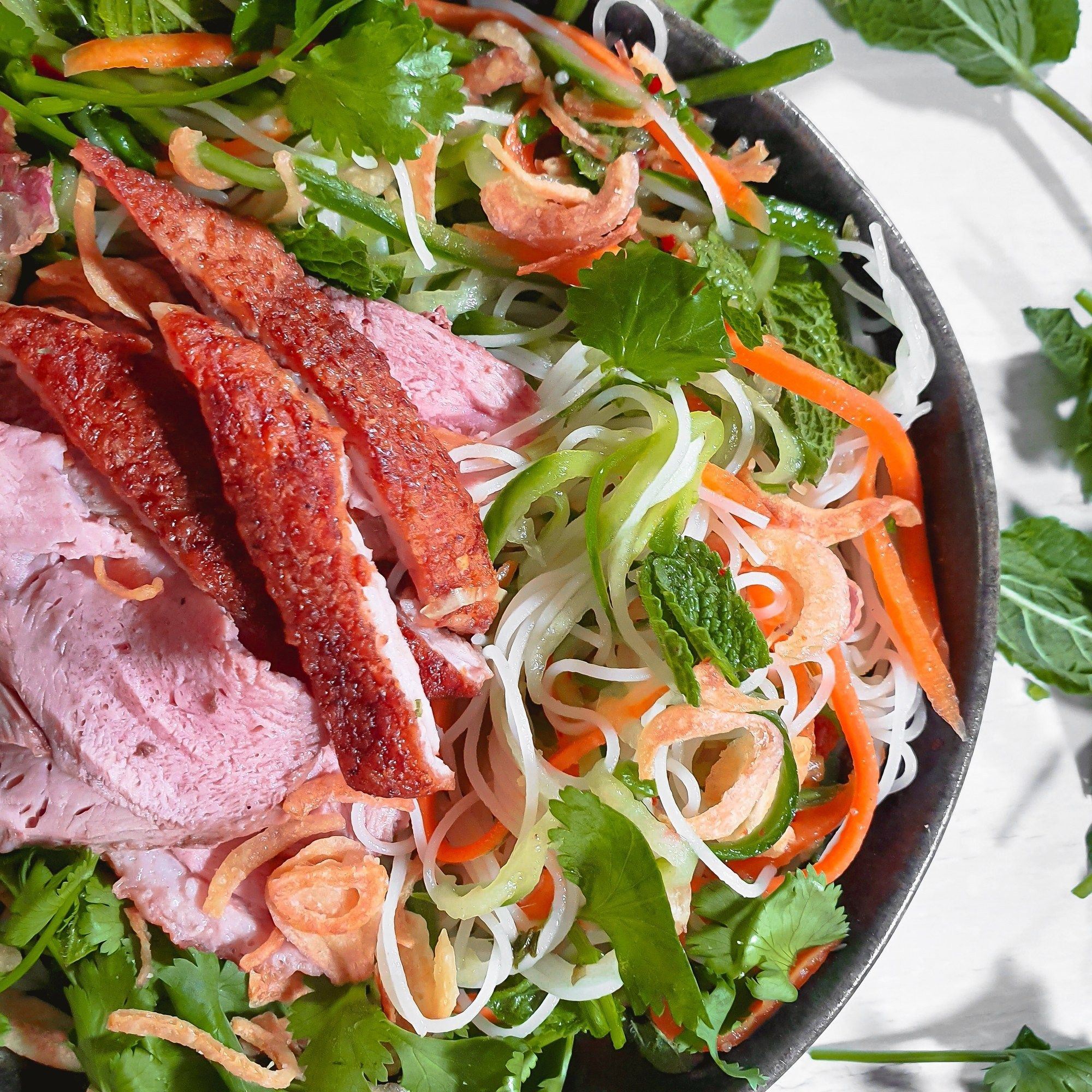 Thai Crispy Duck Recipes
 Thai Crispy Skin Duck Noodle Salad Recipe