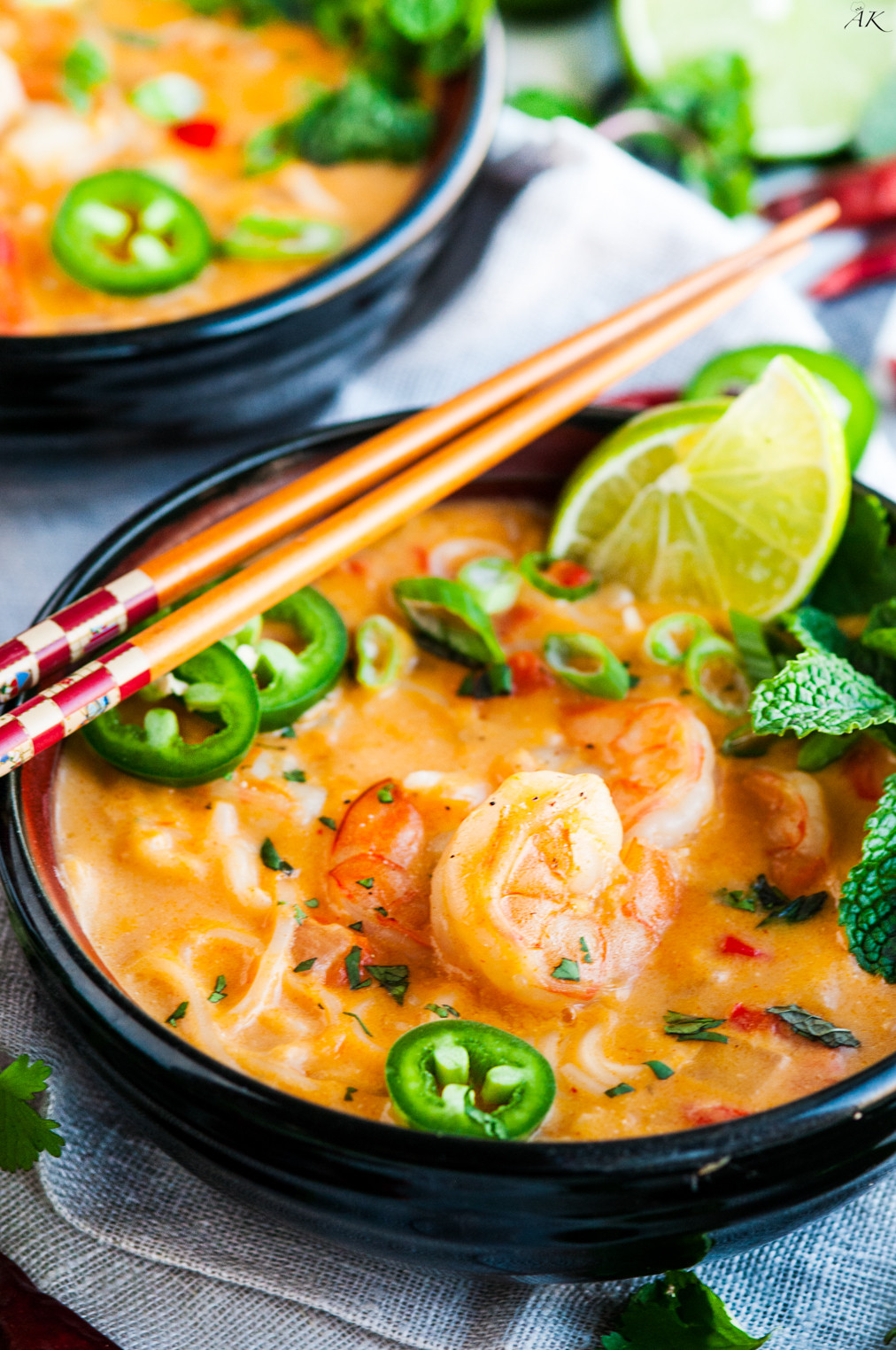 Thai Curry Noodles Recipe
 Thai Coconut Curry Shrimp Noodle Soup Aberdeen s Kitchen
