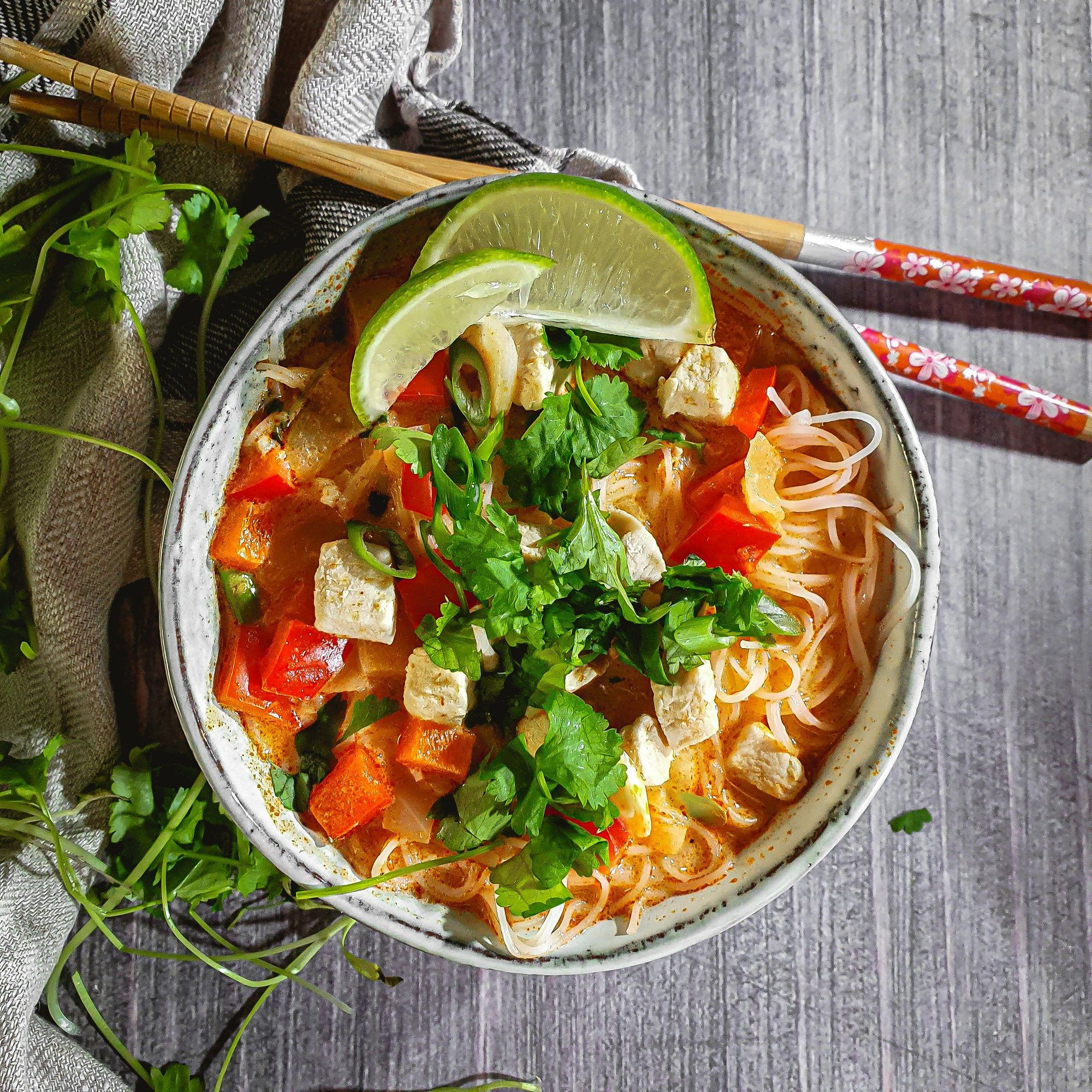 Thai Curry Noodles Recipe Lovely Thai Red Curry soup Recipe In 2020