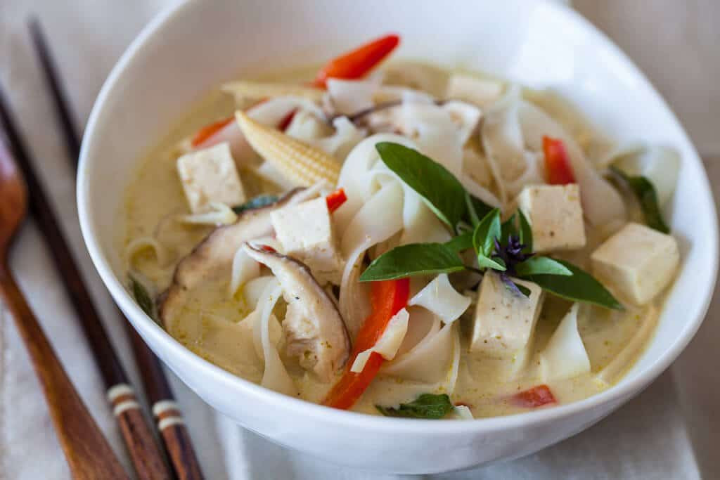 Thai Curry Noodles Recipe
 Ve able Thai Curry Noodle Soup Steamy Kitchen Recipes