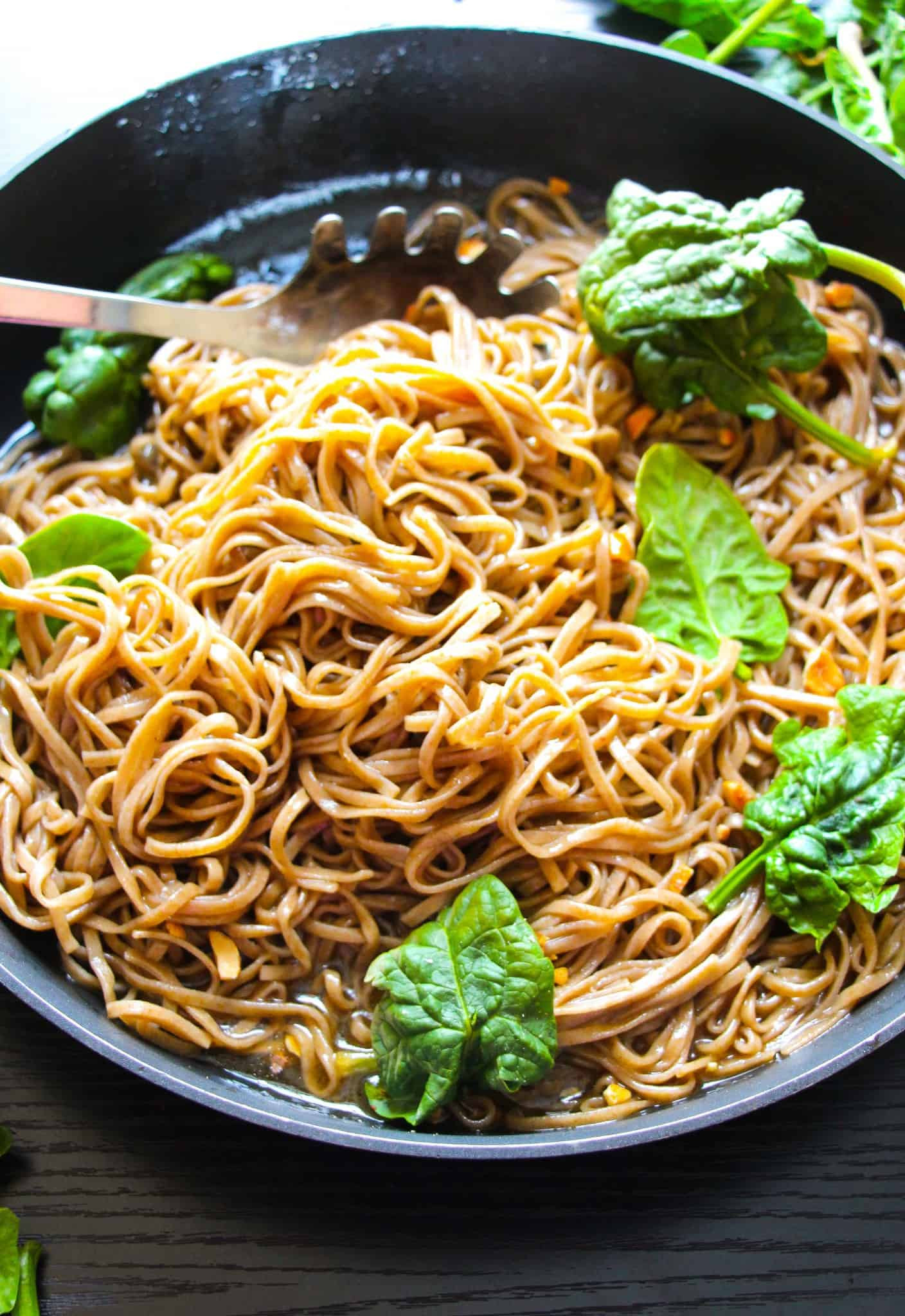 Thai Noodles Recipe
 20 Minute Sticky Basil Thai Noodles Layers of Happiness