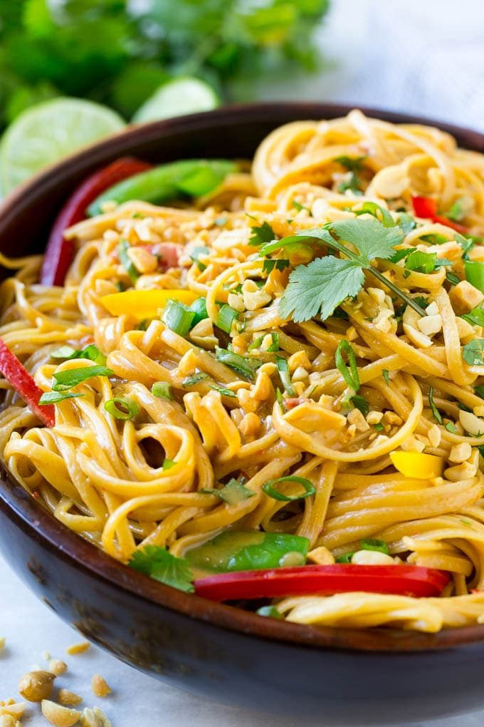Thai Noodles Recipe
 Thai Peanut Noodles Dinner at the Zoo